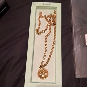 Off-white OFF CROSS NECKLACE